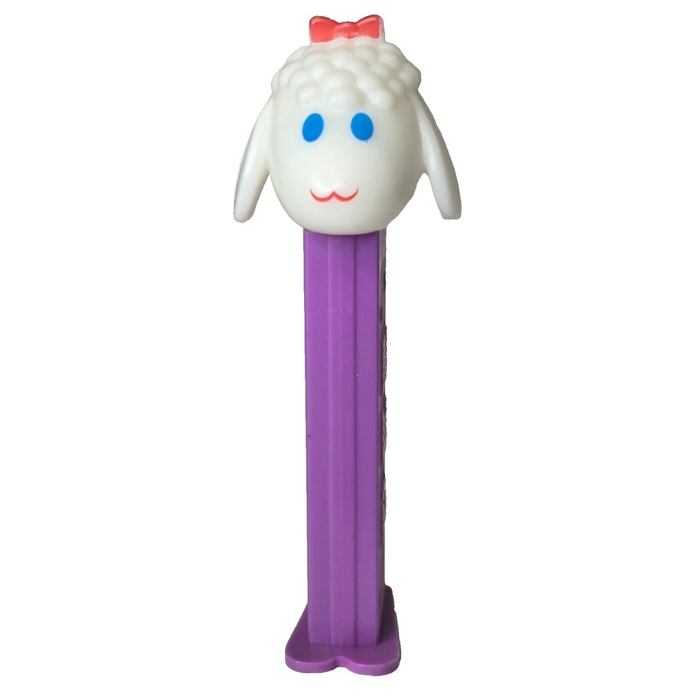VINTAGE PEZ SHEEP DISPENSER WITH FEET COLLECTIBLE EUC‎